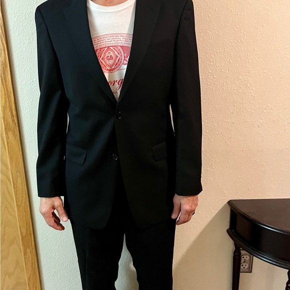 🔥Tommy Hilfiger mens Wool Med 39R Suit - Picture 8 of 8